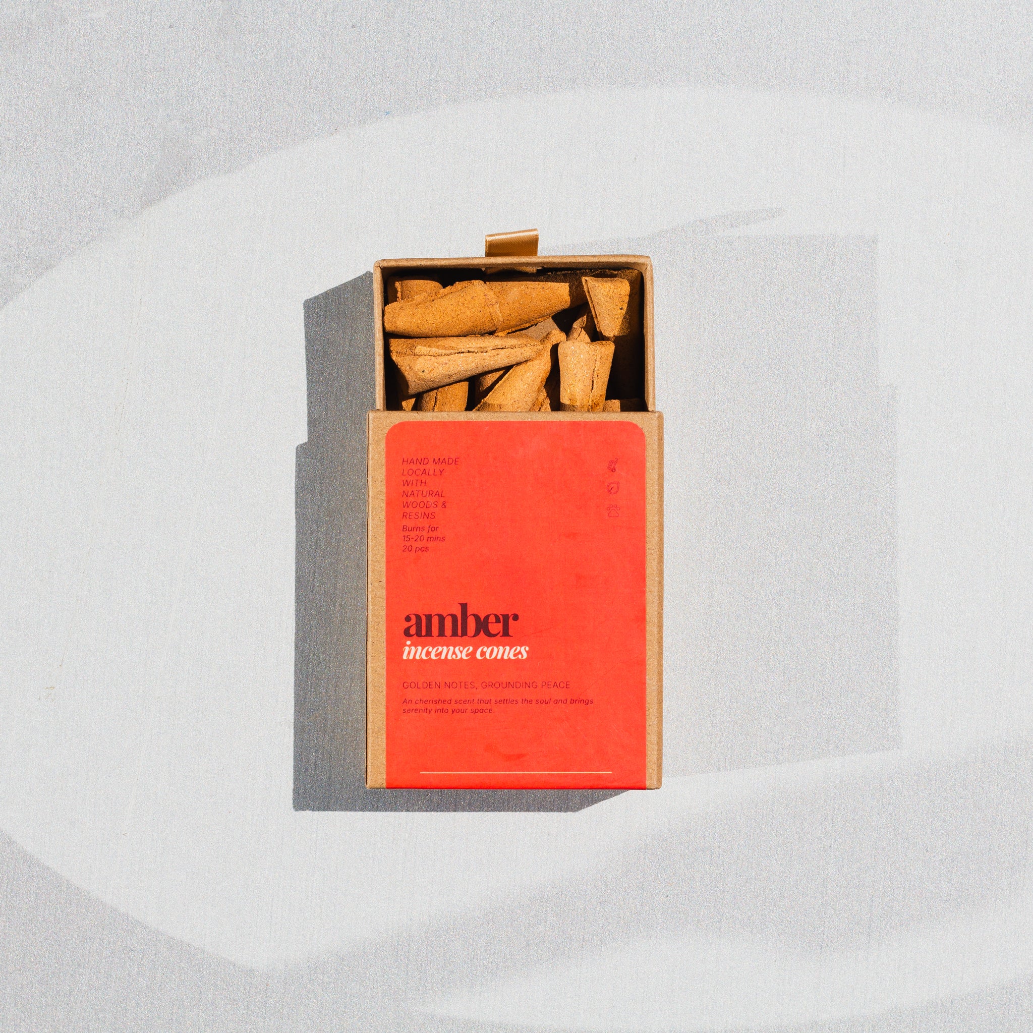 Amber Incense Cones