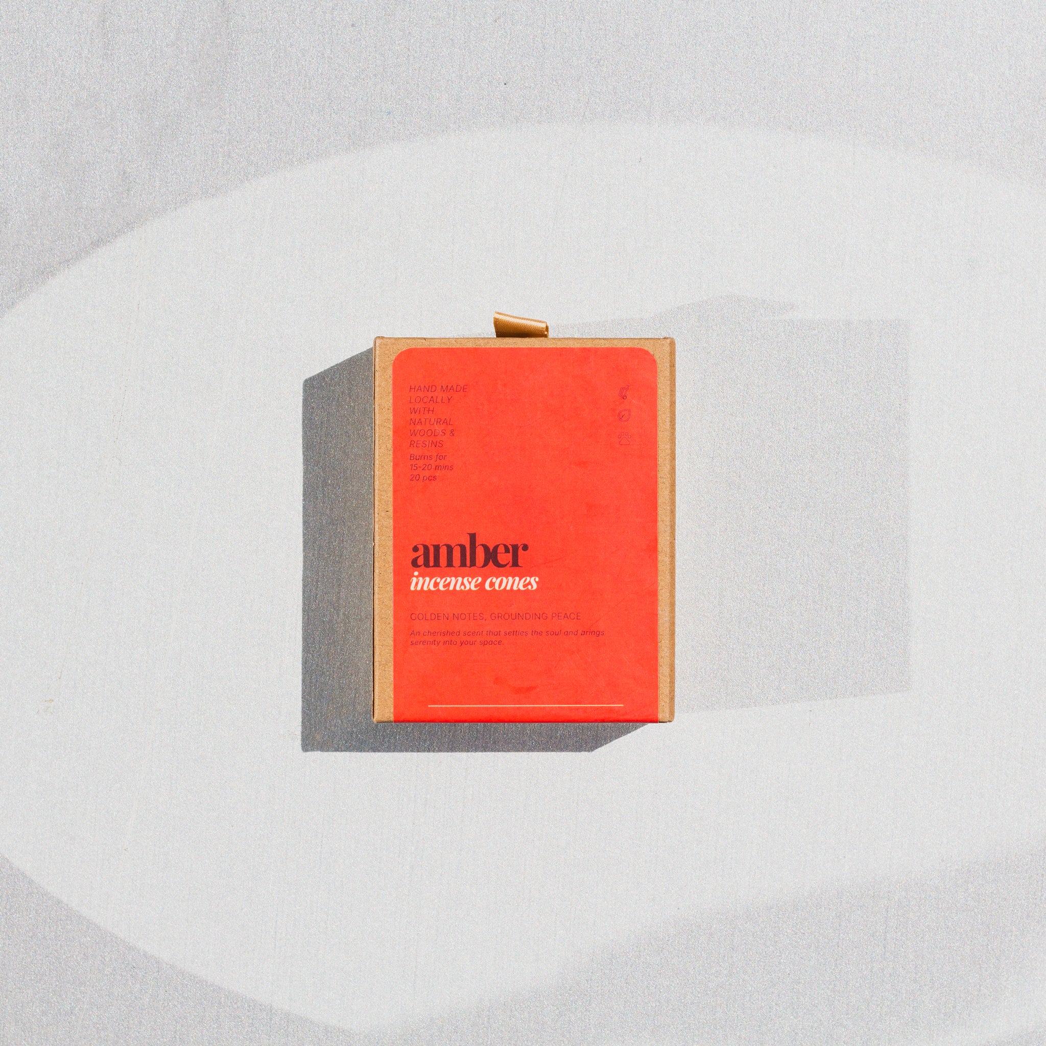 Amber Incense Cones