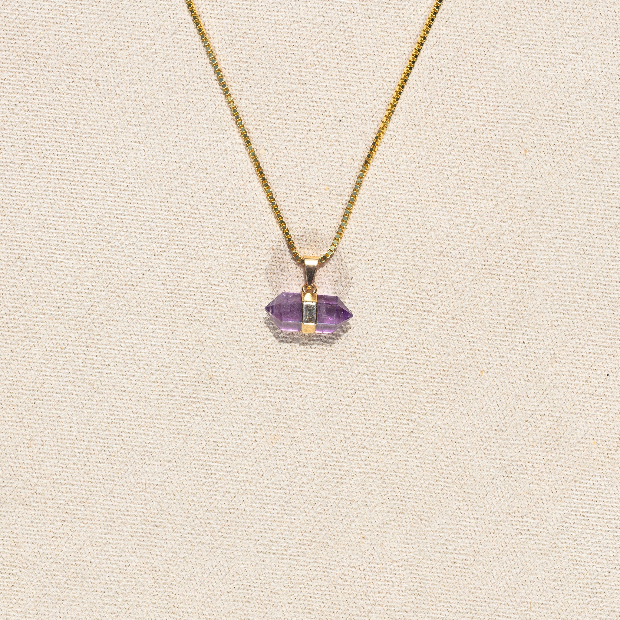 Amethyst Double Pointer