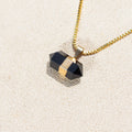 Black Tourmaline Double Pointer Pendant