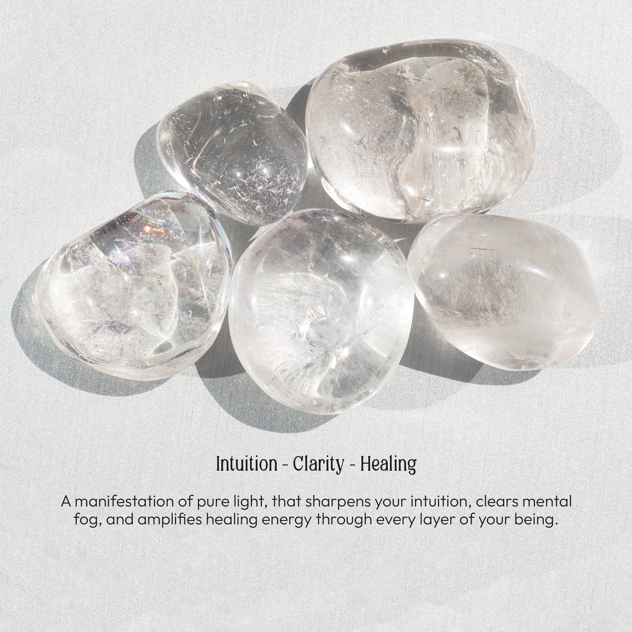 Clear Quartz Tumble Stone