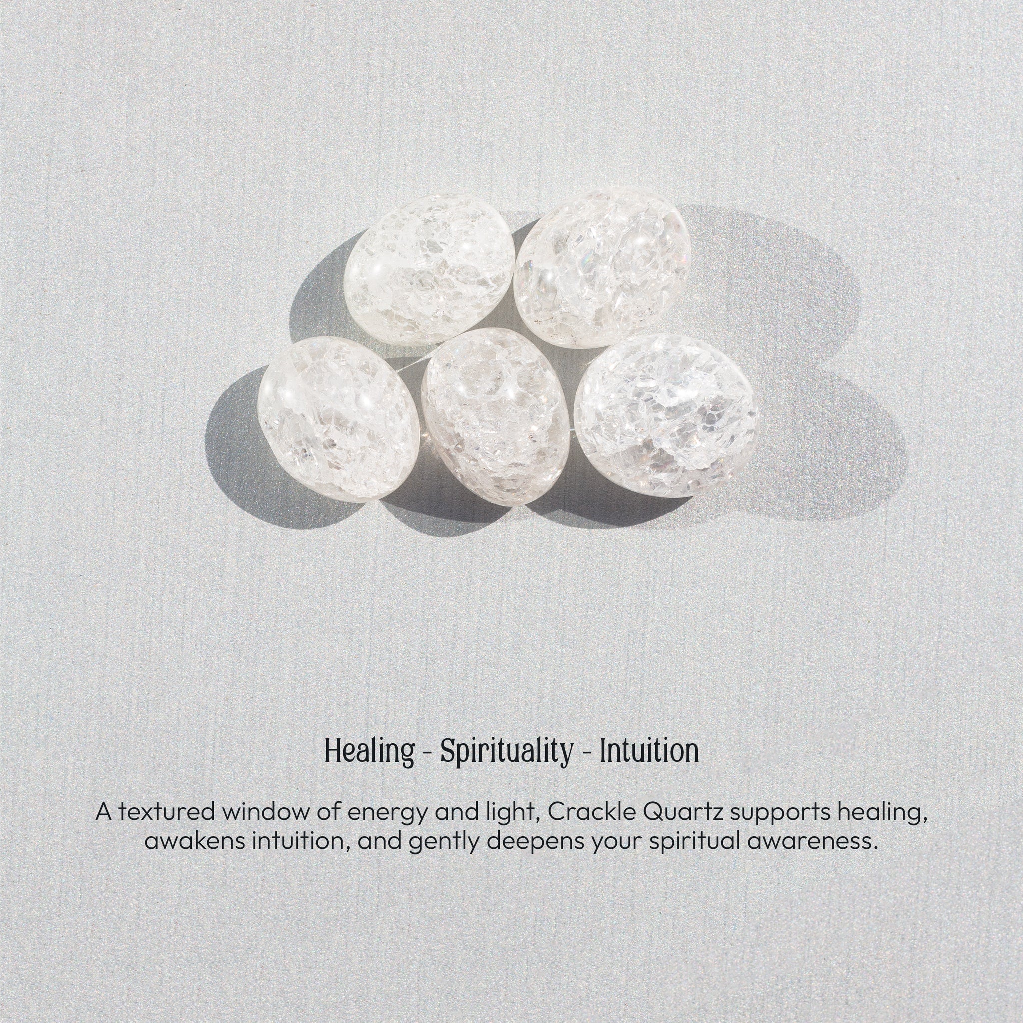 Crackle Quartz Tumbled Stone