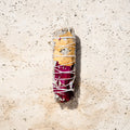 Sage With Rose Petals Smudging Stick