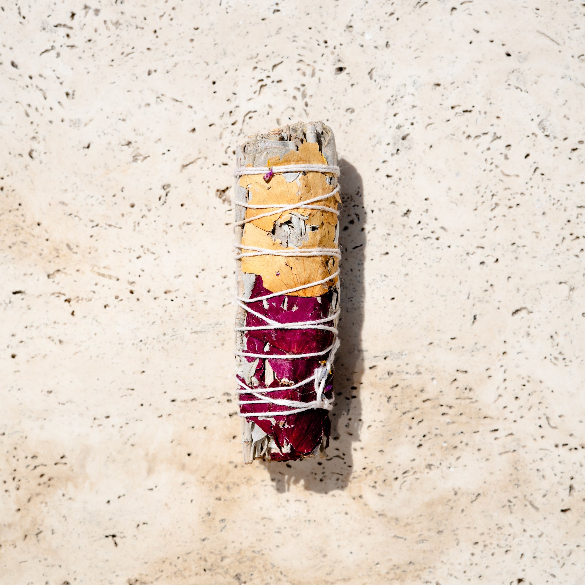 SAGE WITH ROSE PETALS