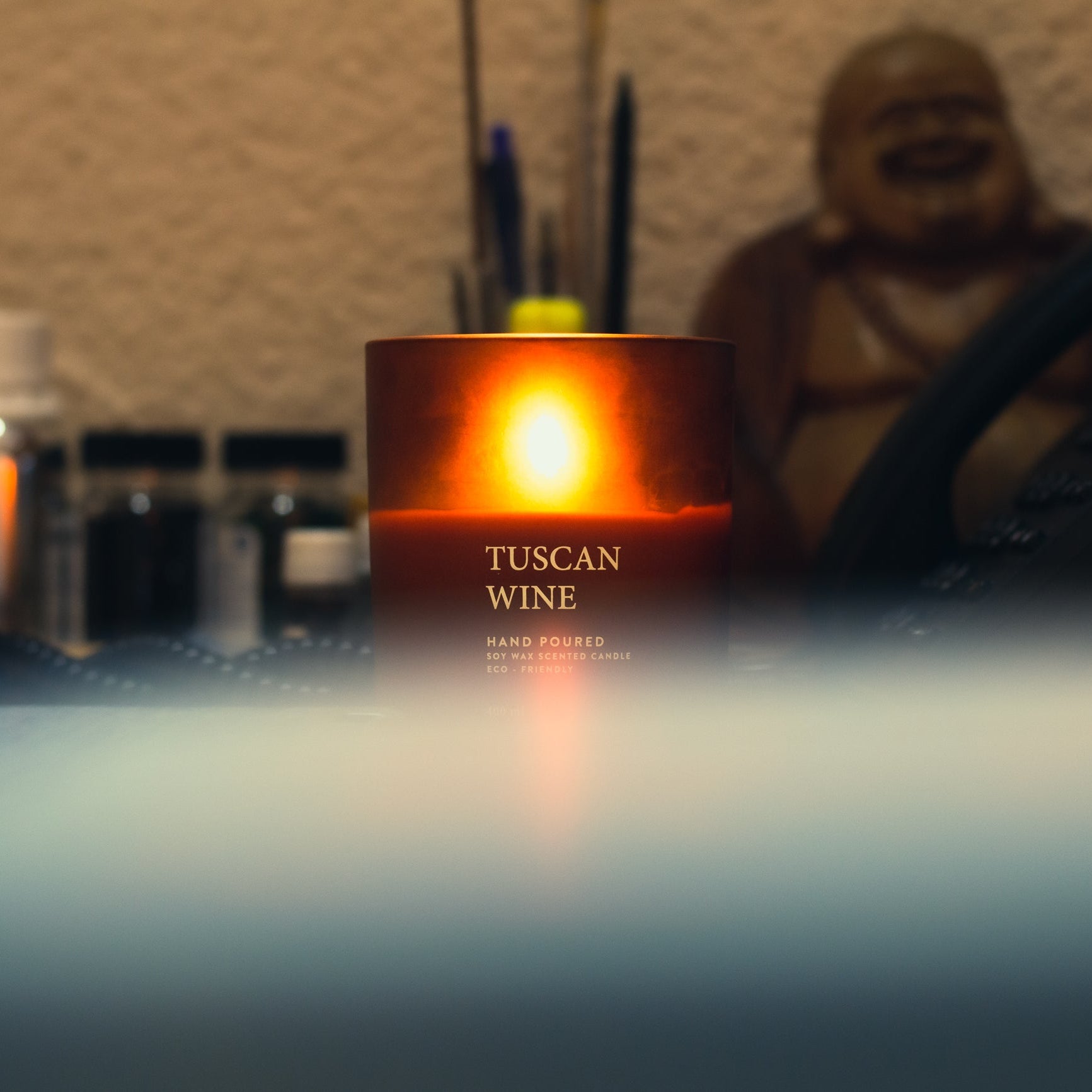 شمعة معطرة بنبيذ توسكانا (400 مل)