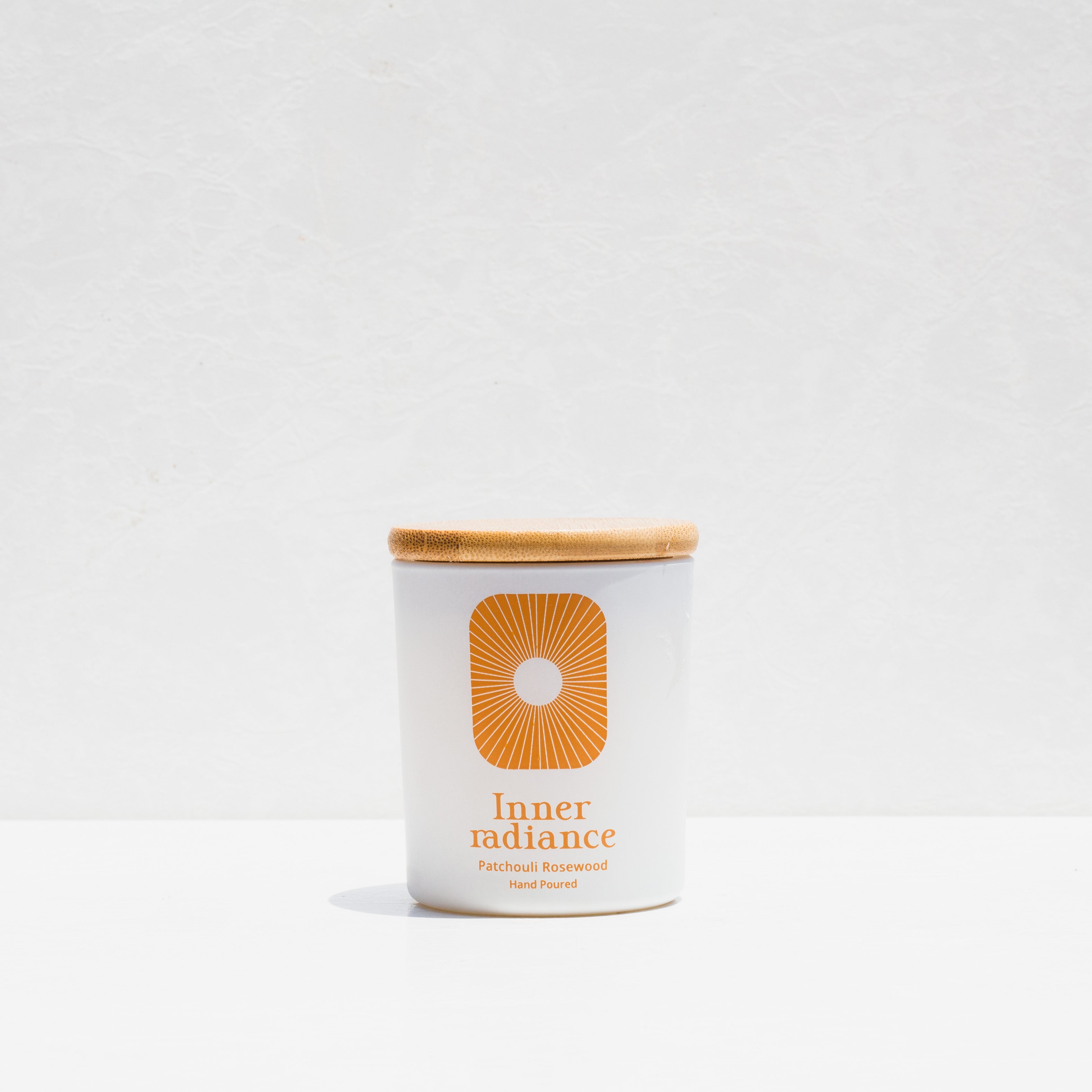 INNER RADIANCE - PATCHOULI ROSEWOOD SCENTED CANDLE (150ml)